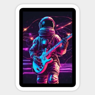 astronomical guitarist Sticker